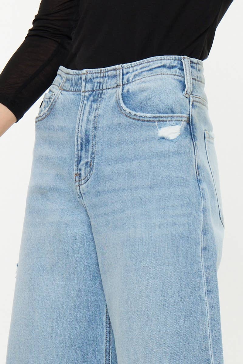 (PRE-ORDER) HIGH RISE SUPER WIDE TROUSER MEDIUM LIGHT