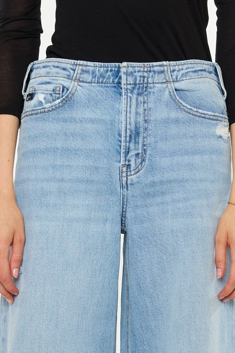 (PRE-ORDER) HIGH RISE SUPER WIDE TROUSER MEDIUM LIGHT