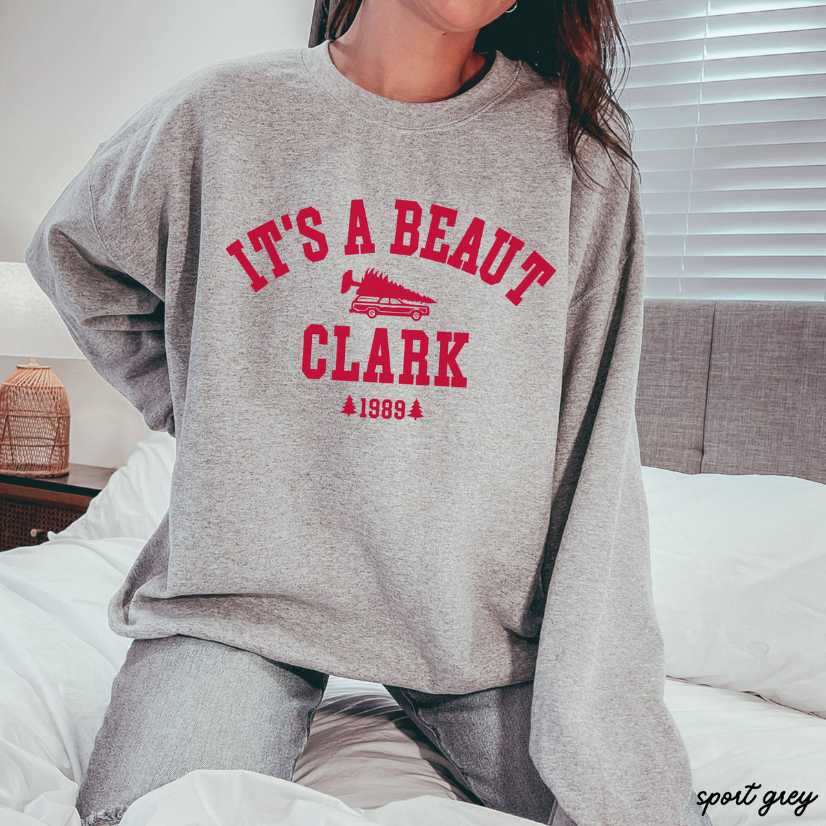 It's a Beaut Clark Sweatshirt Sport Grey