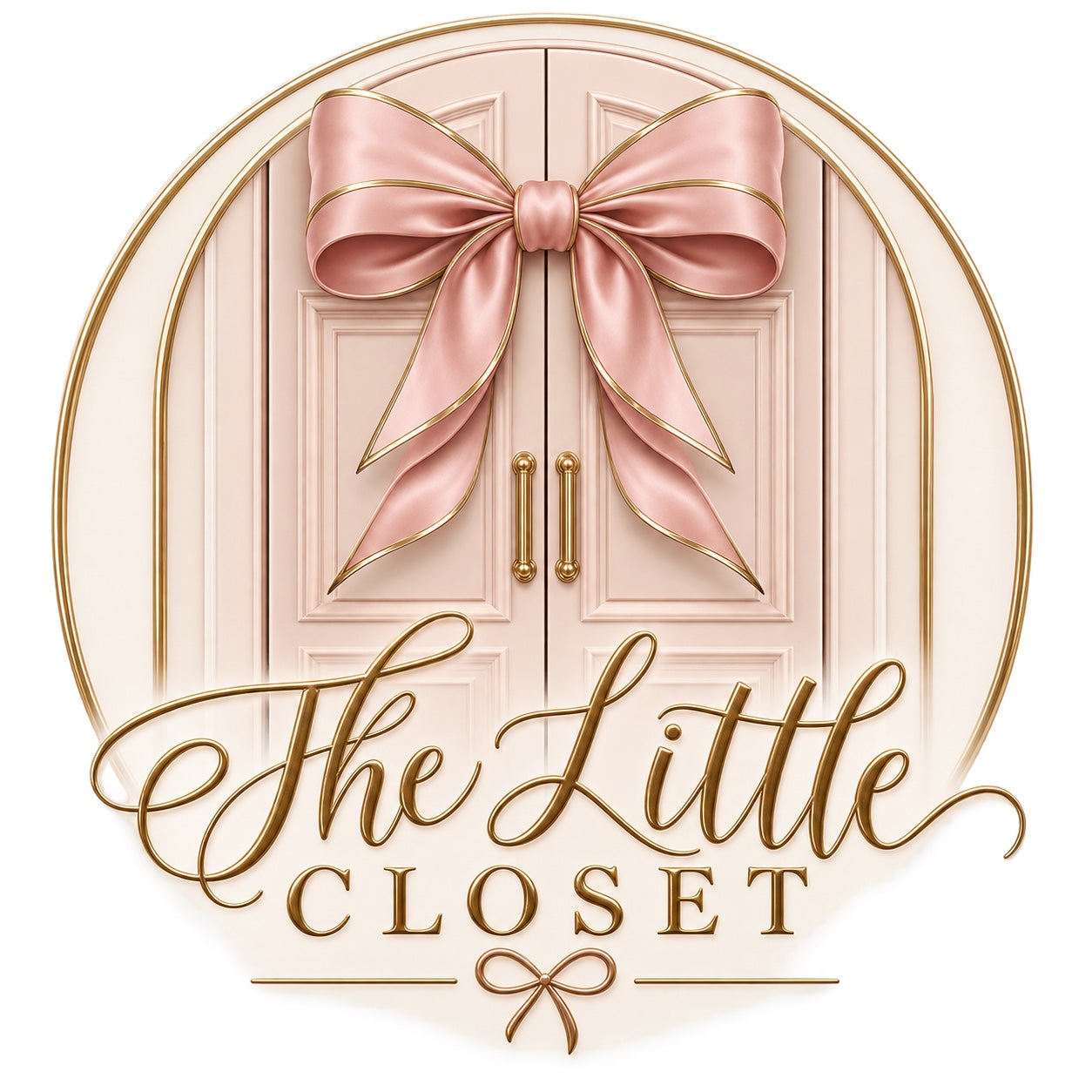 The Little Closet bow logo